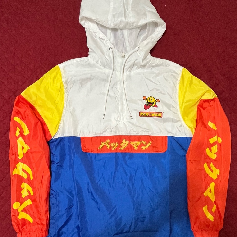 Colorful Pac-man Windbreaker Jacket - Picture 3 of 7